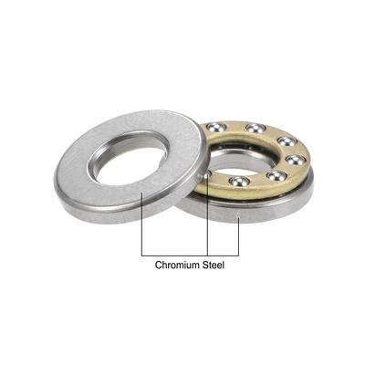 F5-11M Miniature Thrust Ball Bearing 5x11x4.5mm Chrome Steel with Washer 10Pcs - 5mmx11mmx4.5mm