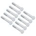 5/16-18*2-1/4 Hex Head Screw Bolts Fastener Grade 5 UNC Carbon Steel 10pcs - 5/16"*2-1/4"(D*L)-10pcs