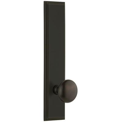 Grandeur Carre Solid Brass Tall Plate Rose Single Dummy Door Knob with