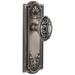 Grandeur Parthenon Solid Brass Rose Dummy Door Knob Set with Grande
