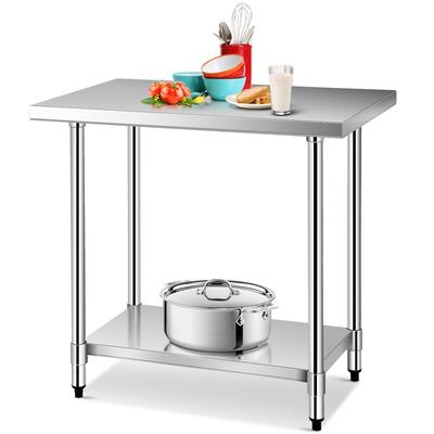 Gymax 24'' x 36'' Stainless Steel Food Prep & Work Table Commercial - See Details