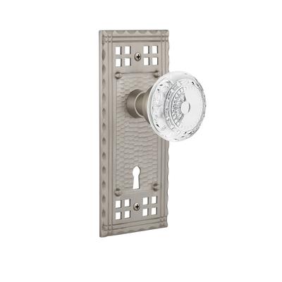 Nostalgic Warehouse Vintage Crystal Meadows Single Dummy Door Knob