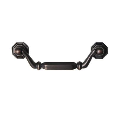 Utopia Alley Suffolk Pull Handle - Decorative Cabinet Drop Pull Handles for Cabinets, Oil Rubbed Bronze, 3.8" Center to Center