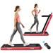 SuperFit 2.25HP 2 in 1 Folding Treadmill Remote Control W/ APP