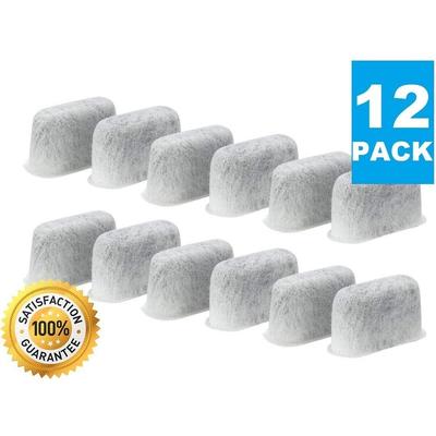 Premium Replacement Charcoal Water Filters for All Cuisinart Makers & Machines, Replaces Carbon Filter DCC-RWF - 12 Pack