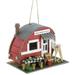 Vintage Trailer Birdhouse - 8.25 x 6.1 x 6.75