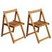 vidaXL Folding Chair Patio Furniture Wooden Dining Chair Solid Wood Acacia