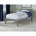 Orlando Twin Platform Bed in Grey