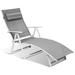 Outdoor Lightweight Folding Chaise Lounge Chair - 70" (L) x 25" (W) x 28.5" (H)