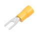 50Pcs SV2-3 Insulated Fork Spade Wire Connector Crimp Terminal 16-14AWG - 50Pcs SV2-3 Yellow