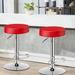 Costway Set of 2 Round Bar Stool Adjustable Swivel Pub Chair w/