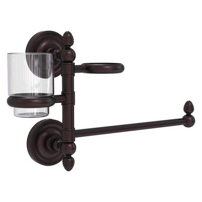 Allied Brass Prestige Regal Collection Hair Dryer Holder and Organizer