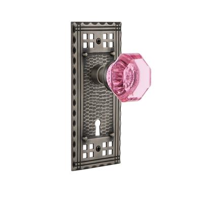 Nostalgic Warehouse Craftsman Solid Brass Rose Dummy Door Knob Set