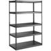 Heavy Duty 48-inch Wide 5-Shelf Metal Shelving Unit - 72'' H x 48'' W x 24'' D