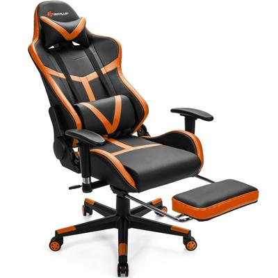 Goplus Gaming Chair Reclining Racing Chair with Massage Lumbar