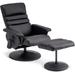 Mcombo Swivel Massage Recliner Chair with Ottoman Wrapped Base 7902