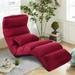 Stylish Folding Lazy Sofa Chair with Pillow - 70" x 22" x 8.5"(L x W x H)