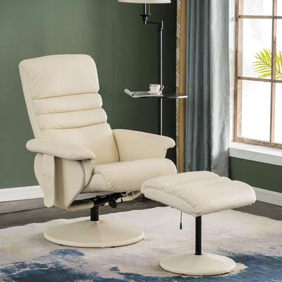 MCombo Swivel Massage Recliner Chair with Ottoman Wrapped Base 7902