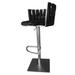 Stainless Steel Bar Stool Adjustable Height 24" - 31" Belize