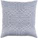 Decorative Stone Medium Grey 22-inch Throw Pillow Cover