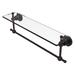 Allied Brass Astor Place 16 Inch Glass Vanity Shelf with Integrated Towel Bar