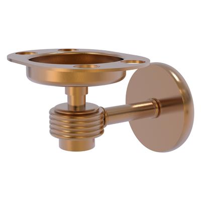 Allied Brass Satellite Orbit One Tumbler and Toothbrush Holder with Grooved Accents