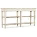 Hooker Furniture Cadence 63" Wide Rustic Farmhouse Greek Key Inspired