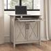 Key West Secretary Desk with Storage Cabinet by Bush Furniture