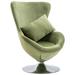 vidaXL Armchair Upholstered Swivel Accent Club Chair for Living Room Bedroom