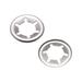 Starlock Washers M8 x15 Internal Tooth Clips Fasteners Kit 100 pcs - Silver Tone - M8x15,Stainless Steel