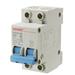 2Poles 50A 400V Low-voltage Miniature Circuit Breaker Din Rail Mount DZ47-63 C50 - White,Blue