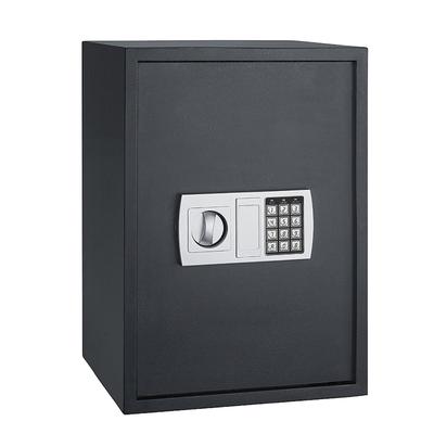 Personal Digital Safe Box - Compact Steel Home Safety Container for Money with 2 Manual Override Keys by Paragon Safes (Gray)