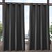 ATI Home Indoor/Outdoor Solid Cabana Grommet Top Curtain Panel Pair