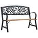 vidaXL Patio Bench 47.2" Wood - 47.2"x22"x34.3"