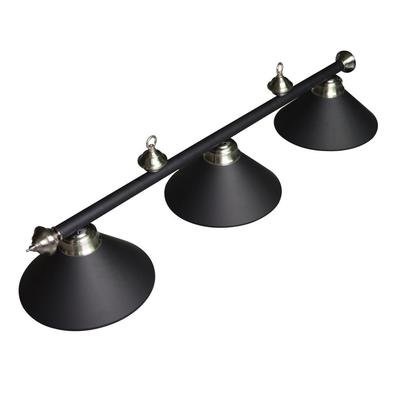 Hathaway 3-Shade Billiard Light Black - N/A