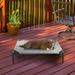 Petmaker Steel Frame Elevated Dog Bed with Non-Slip Feet - Indoor/Outdoor Puppy Cot for Pets