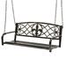 Farm Home Bronze Sturdy 2 Seat Porch Swing Bench Scroll Accents - 52"(L) x 21"(W) x 19"(H)