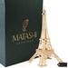 Matashi Home Decorative Showpiece 24K Gold Plated Crystal Studded Eiffel Tower Ornament