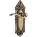 Grandeur Grande Victorian Solid Brass Rose Passage Door Lever Set with