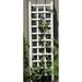 DuraTrel Providence 22" x 75" White Vinyl Wall Trellis