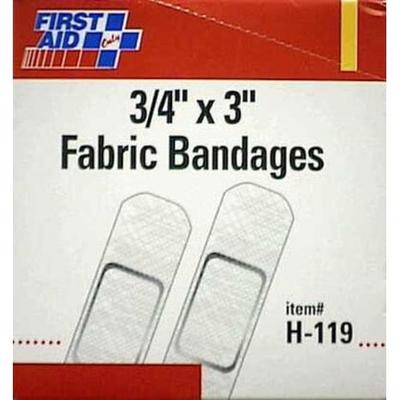 First Aid Only H-119 Fabric Bandage 3/4"X3"
