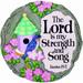 Lord is my Strength Decorative Garden Stone - Multi-Color