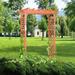 7 ft Garden Wooden High Arbor Arch Plant Pergola