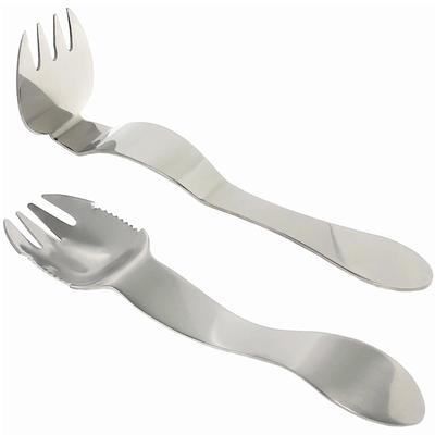 Spigo 2-Piece Multi-Purpose Meat Shredder Fork Set, Silver, 7.9 Inches - Silver