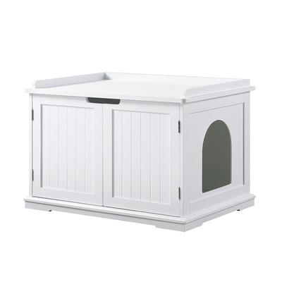 Unipaws Cat Washroom Bench, Easy Assembly Litter Box Cover