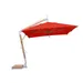 Bambrella Levante Rectangular Side Wind Bamboo Cantilever Umbrella With Base - 2.5x3.5m REC-SW-L-R | SWL-SYS