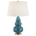Robert Abbey Small Triple Gourd Table Lamp Lamp With Metal Base - 253X
