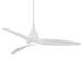 Minka Aire Tear 60-Inch Ceiling Fan - Body Finish: White - Blade Color: White - F831L-WHF