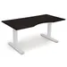 Copeland Furniture Invigo Ergonomic Sit-Stand Desk - 3072-RCU-EE-53-W-G-N-P-N-N-N