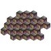 Gan Rugs Kilim Parquet Hexagon Rug - 166985